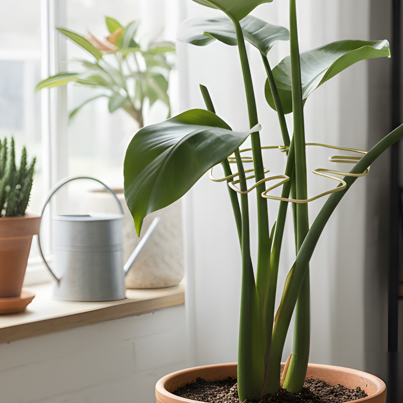 10/1pc Support de plante métal - Variegated Monstera Node avis et prix