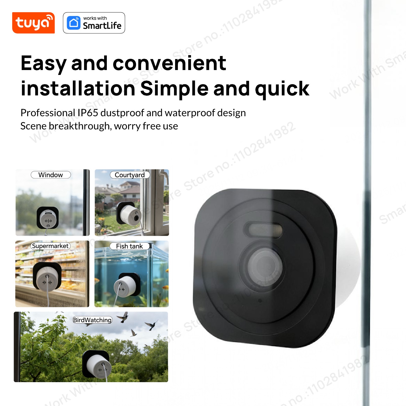 Caméra de fenêtre Tuya 3MP 2K, - Eufy Camera E220 avis et prix